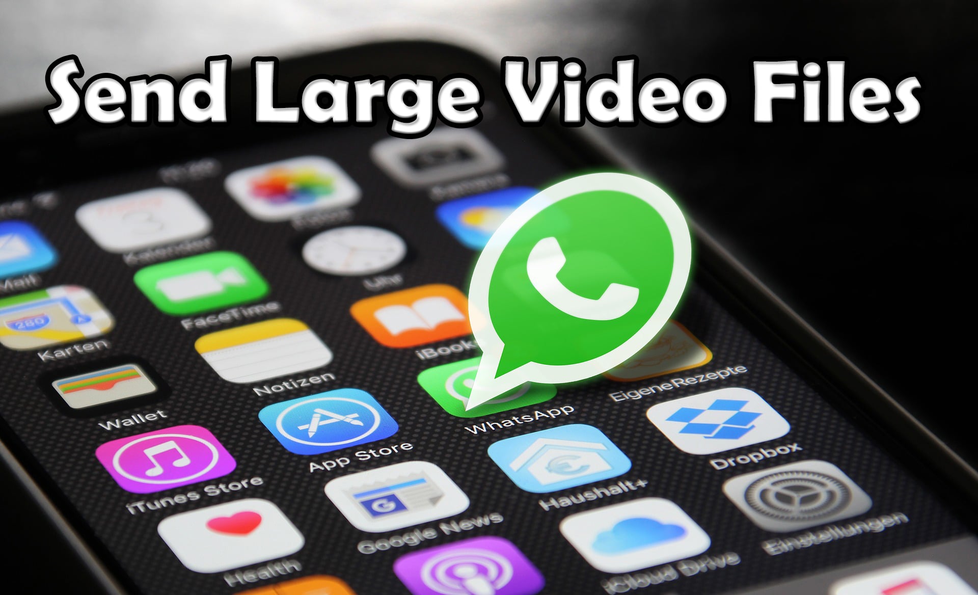 How to send more than 16mb video on whatsapp in jio phone